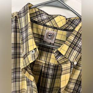 Cinch Yellow Plaid Shirt